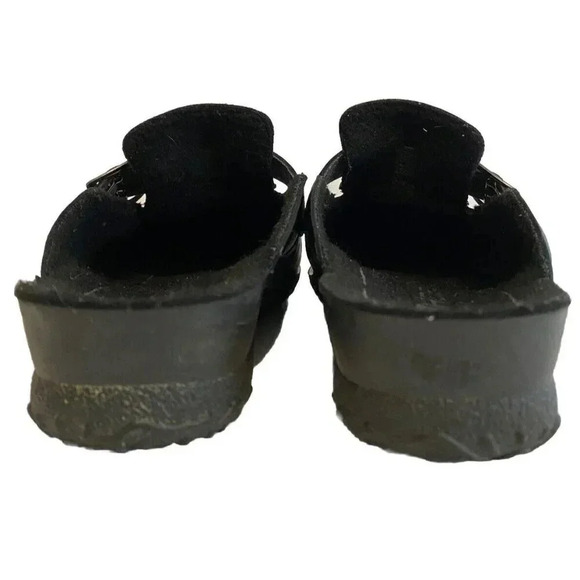 Rohde Women’s Black Leather Mules Clogs Shoes Sz EU39 US8.5 Slip On lined - Picture 12 of 12